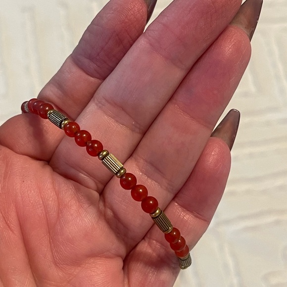 Alex and Ani Red beaded bangle - Picture 3 of 3